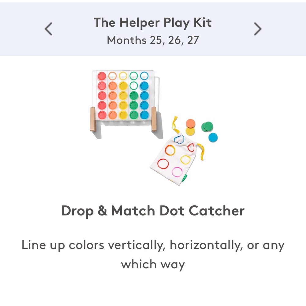 Lovevery drop and match tile game